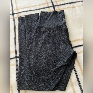 Lululemon leggins atlética womens size 8 blue